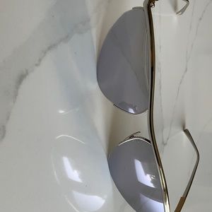 Silver Bottega Veneta sunglasses